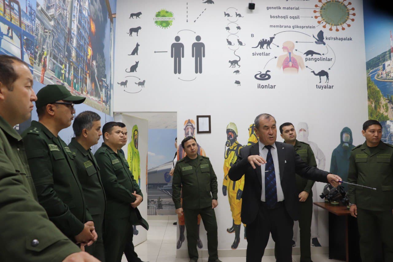 “Favqulodda vaziyatlar profilaktikasi oyligi” doirasida Fuqaro muhofazasi institutida Oʻzbekiston Respublikasi Bosh prokuratura xodimlari ishtirokida oʻquv-koʻrgazmali mashgʻulotlar tashkil etildi