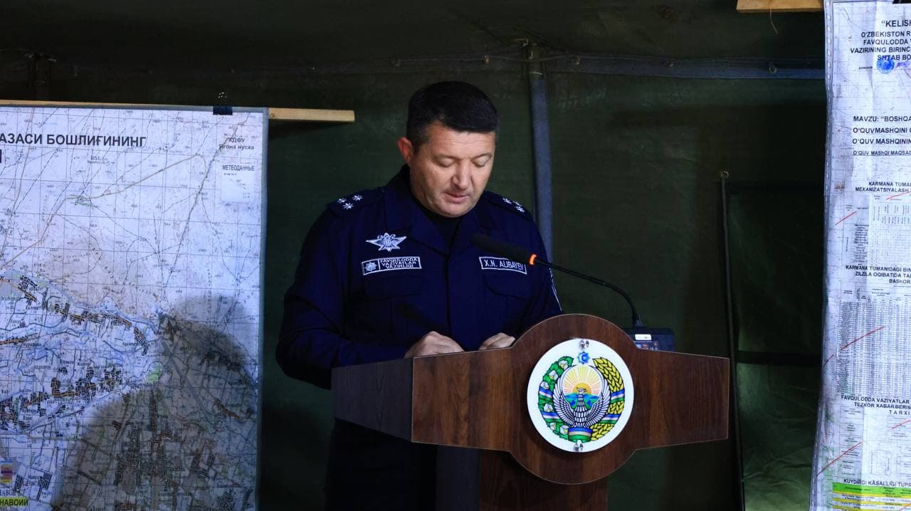 Navoiy shahar va Karmana tumanida hamkorlikdagi qo‘mondonlik o‘quv mashqi o‘tkazilmoqda