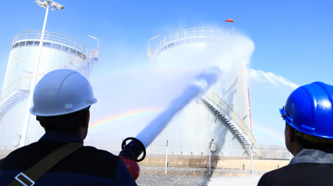 Navoiy shahar va Karmana tumanida hamkorlikdagi qo‘mondonlik o‘quv mashqi o‘tkazilmoqda