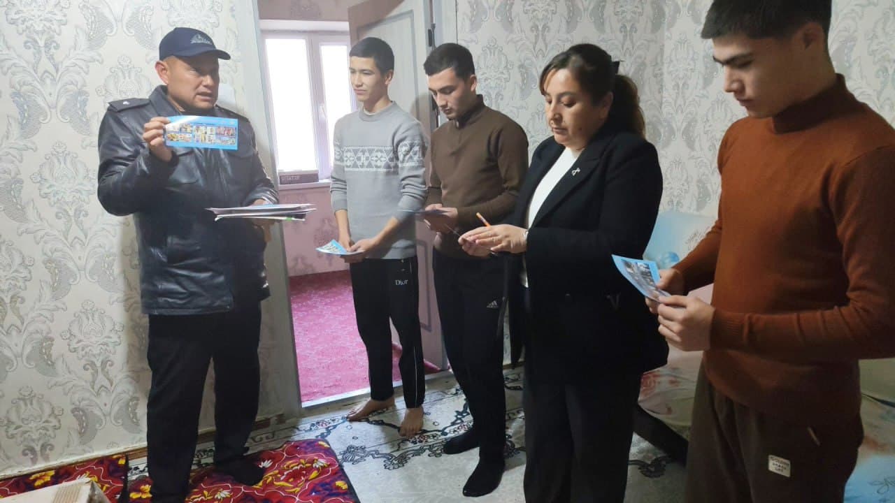 Xorazm, Samarqand va Farg‘ona viloyatlari FVB tomonidan ijarada yashovchi talabalar turar joylarida profilaktik tadbirlar olib borilmoqda