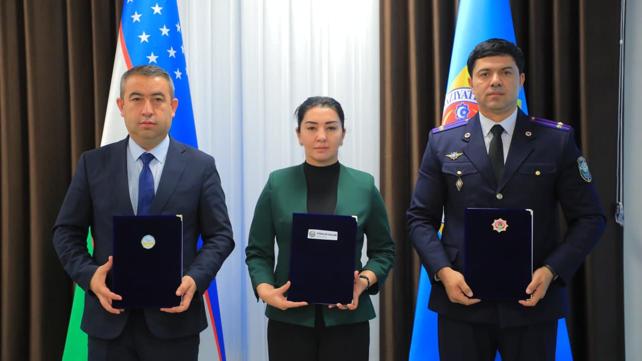 Samarqand viloyati Favqulodda vaziyatlar boshqarmasi, O‘zbekiston mahallalar uyushmasi viloyat boshqarmasi va Yoshlar ishlari agentligi viloyat boshqarmasi o‘rtasida hamkorlik to‘g‘risida Memorandum imzolandi