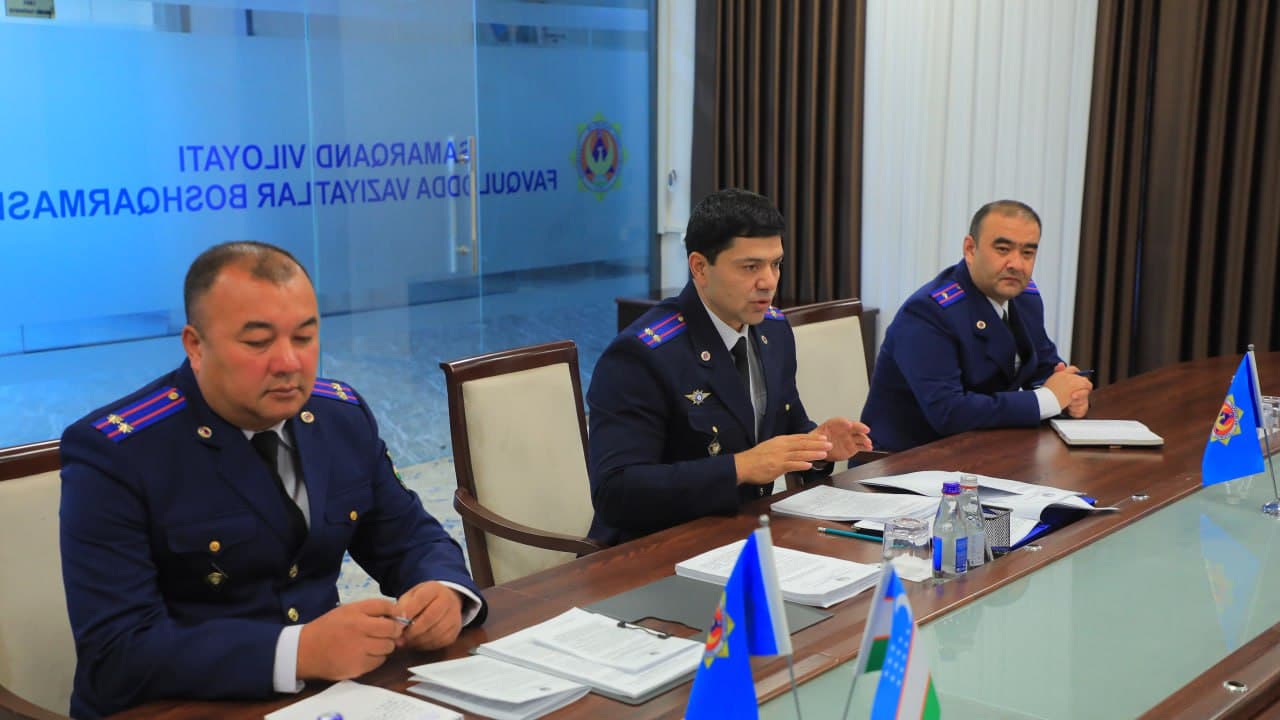 Samarqand viloyati Favqulodda vaziyatlar boshqarmasi, O‘zbekiston mahallalar uyushmasi viloyat boshqarmasi va Yoshlar ishlari agentligi viloyat boshqarmasi o‘rtasida hamkorlik to‘g‘risida Memorandum imzolandi