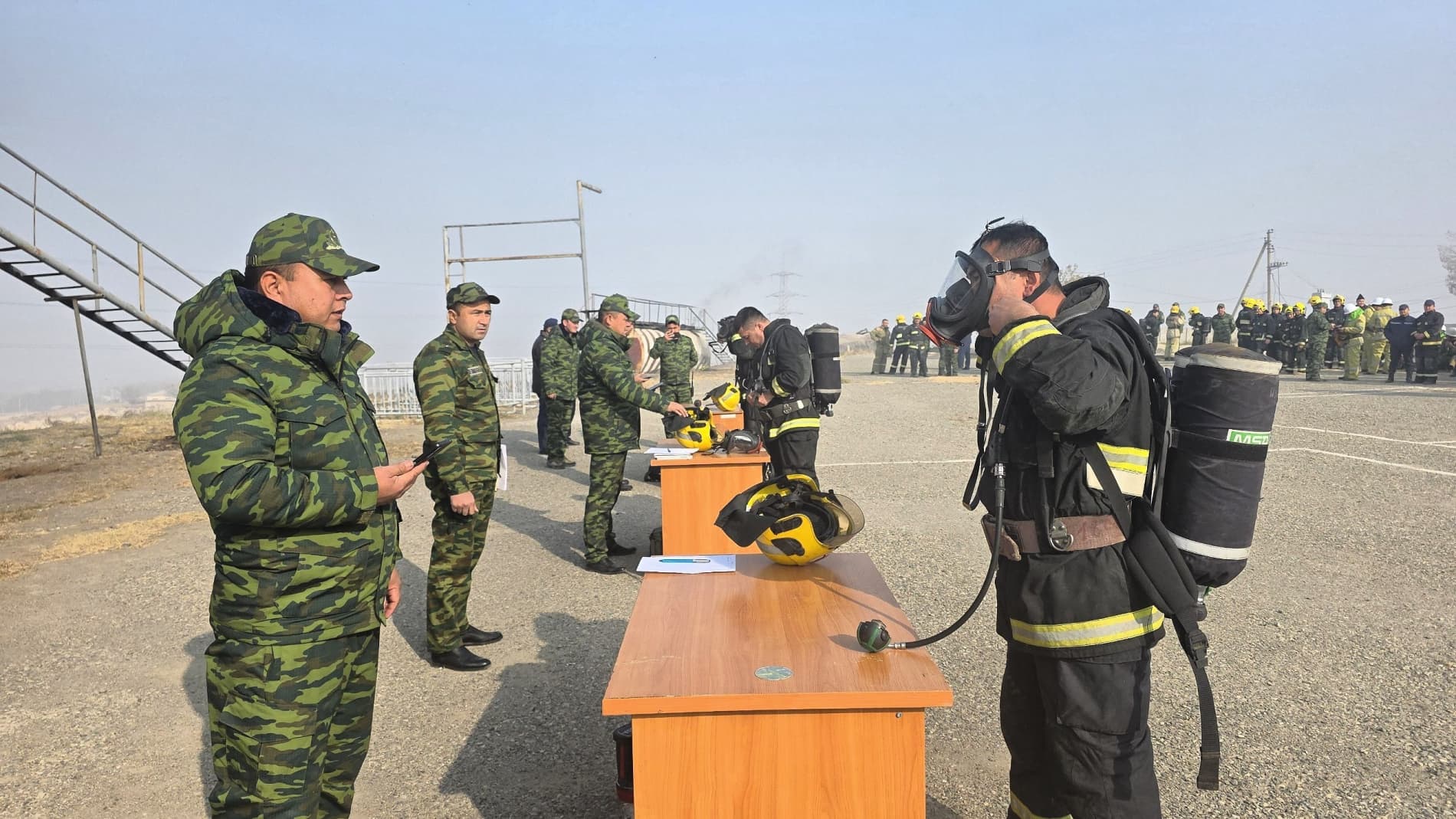 Andijon viloyati FVB qutqaruvchilarining jangovar shayligi mustahkamlandi