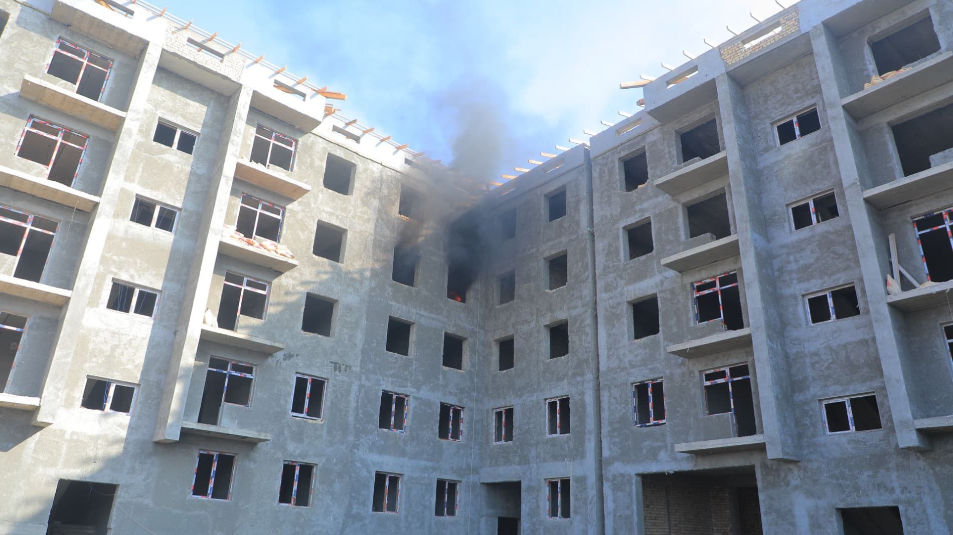 Samarqand viloyati FVB tomonidan Paxtachi tumani hududida qurilayotgan ko‘p qavatli binoda maxsus-taktik o‘quv mashqi o‘tkazildi