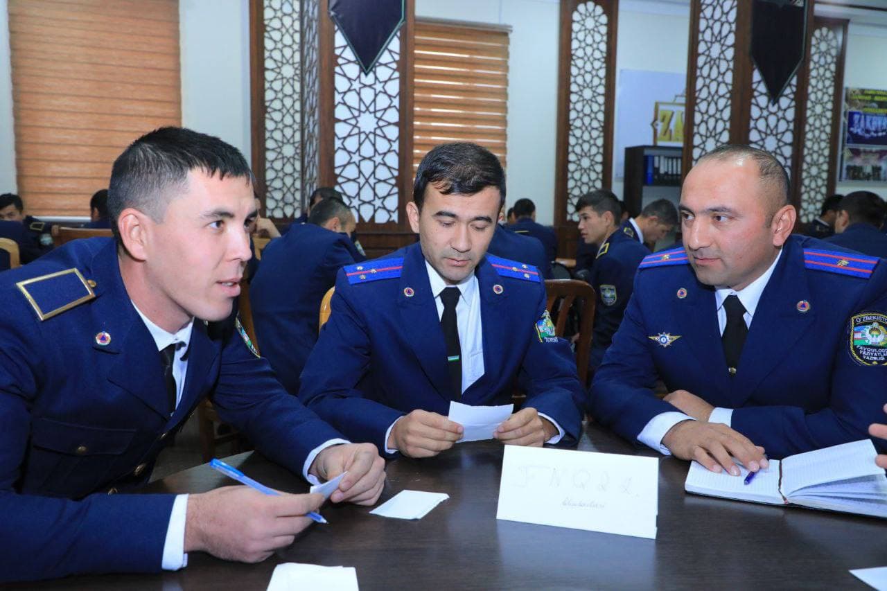 Farg‘ona viloyati FVB shaxsiy tarkibi o‘rtasida insholar tanlovi va "Zakovat" intellektual o‘yini bo’lib o’tdi