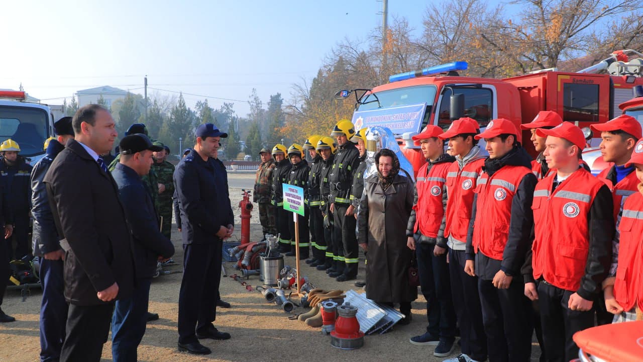 Samarqand viloyatining Paxtachi tumanida qo‘mondonlik-shtab o‘quv mashqi o‘tkazildi