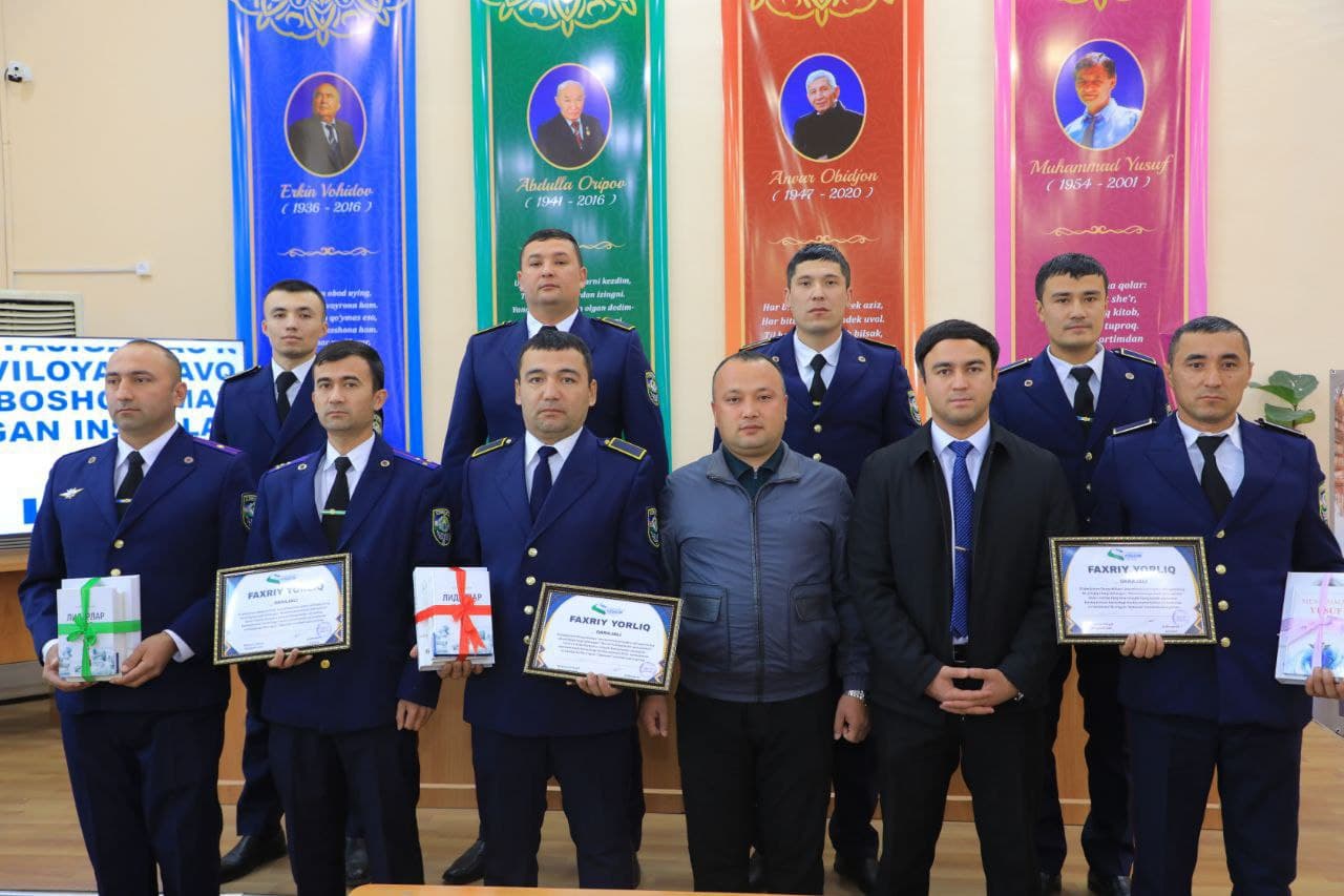 Farg‘ona viloyati FVB shaxsiy tarkibi o‘rtasida insholar tanlovi va "Zakovat" intellektual o‘yini bo’lib o’tdi