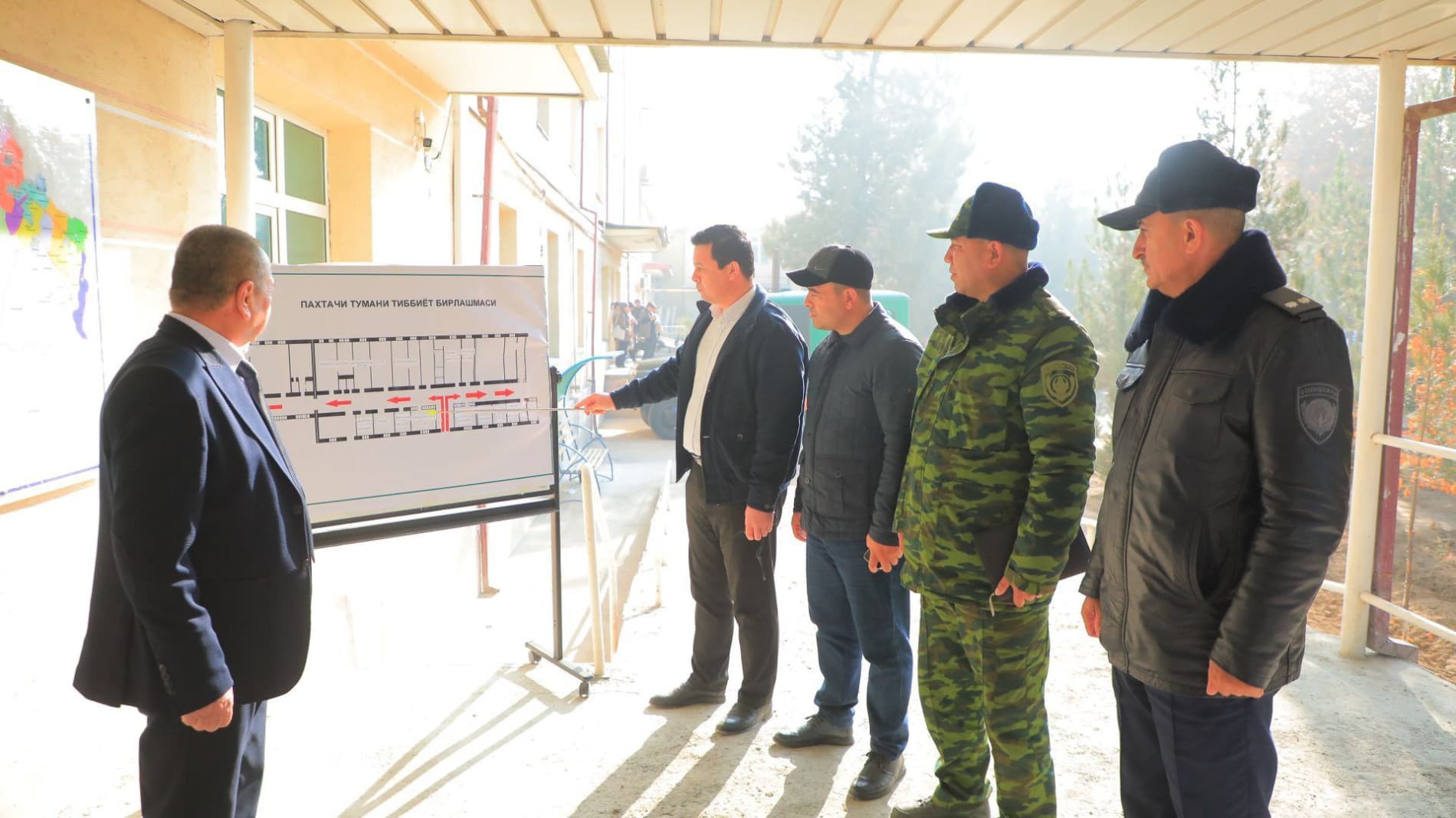 Samarqand viloyatining Paxtachi tumanida qo‘mondonlik-shtab o‘quv mashqi o‘tkazildi