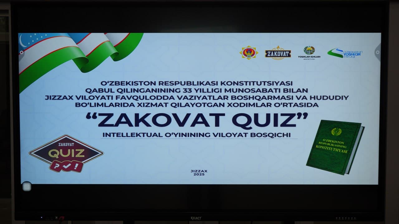 Hududlarda "Zakovat" intellektual o‘yinlari o‘tkazildi