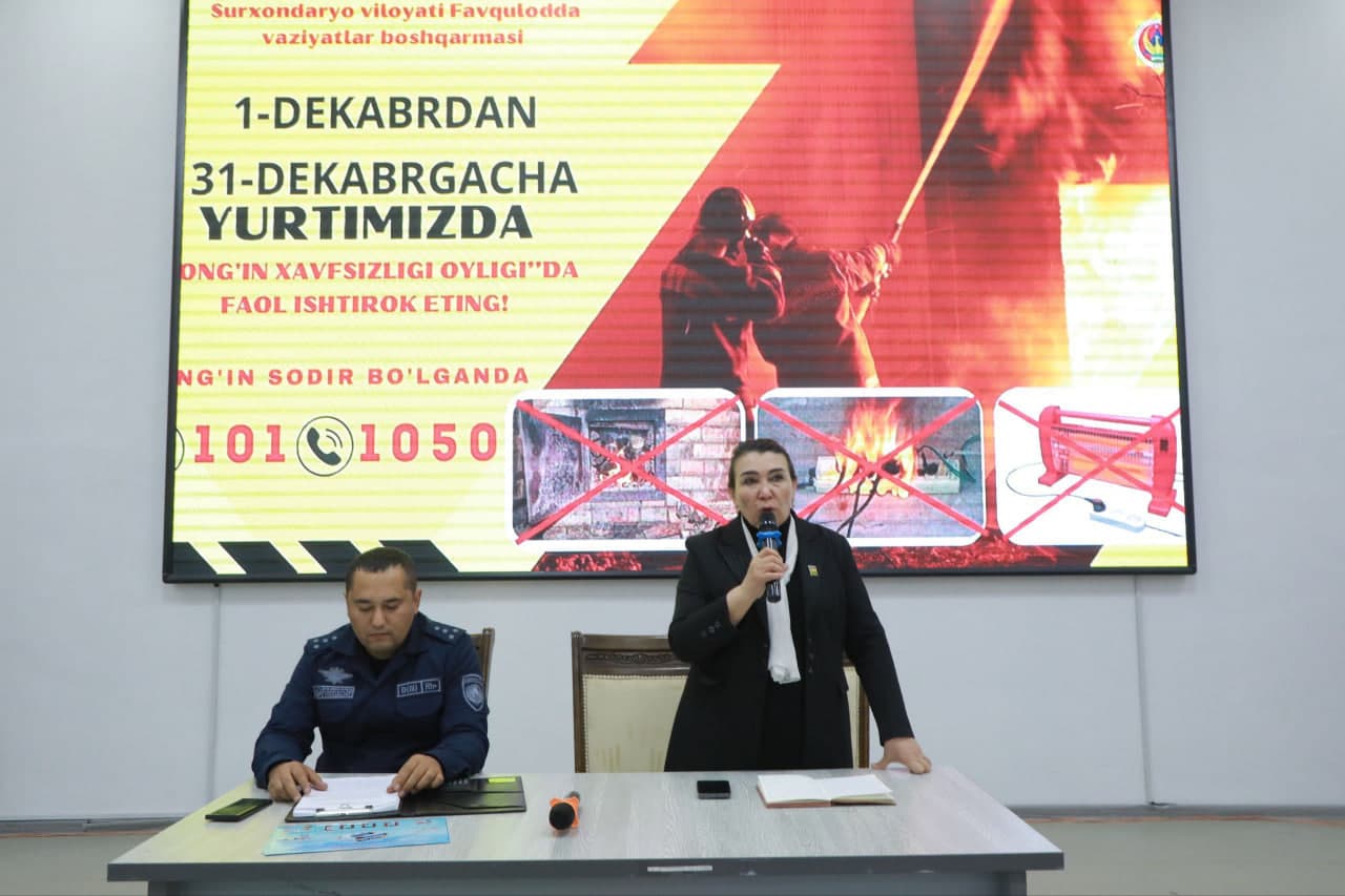 Ogohlik – xavfsiz hayot kafolati