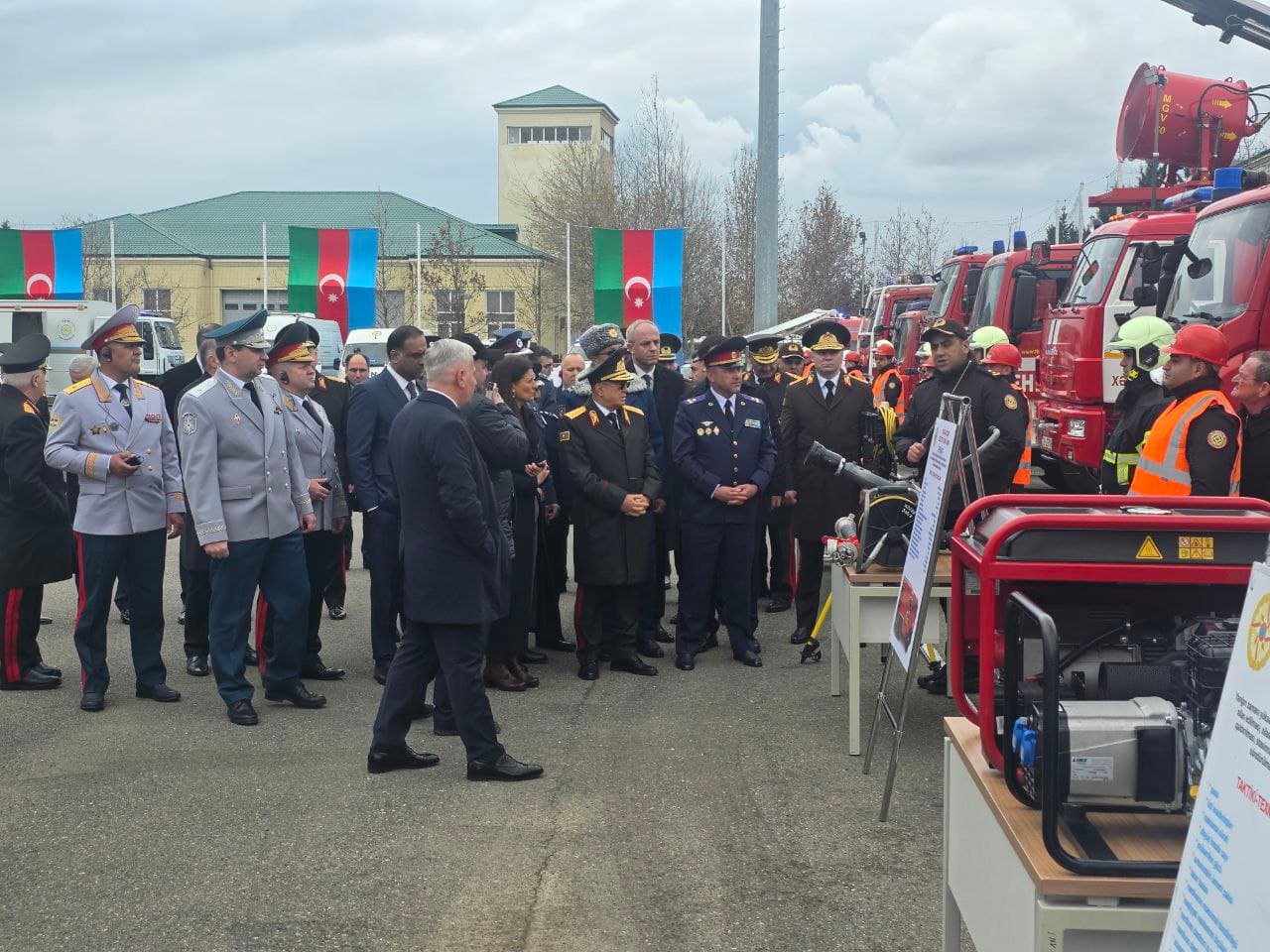 Делегация МЧС Узбекистана приняла участие в праздничных мероприятиях, посвящённых 20-летию со дня образования МЧС Азербайджана