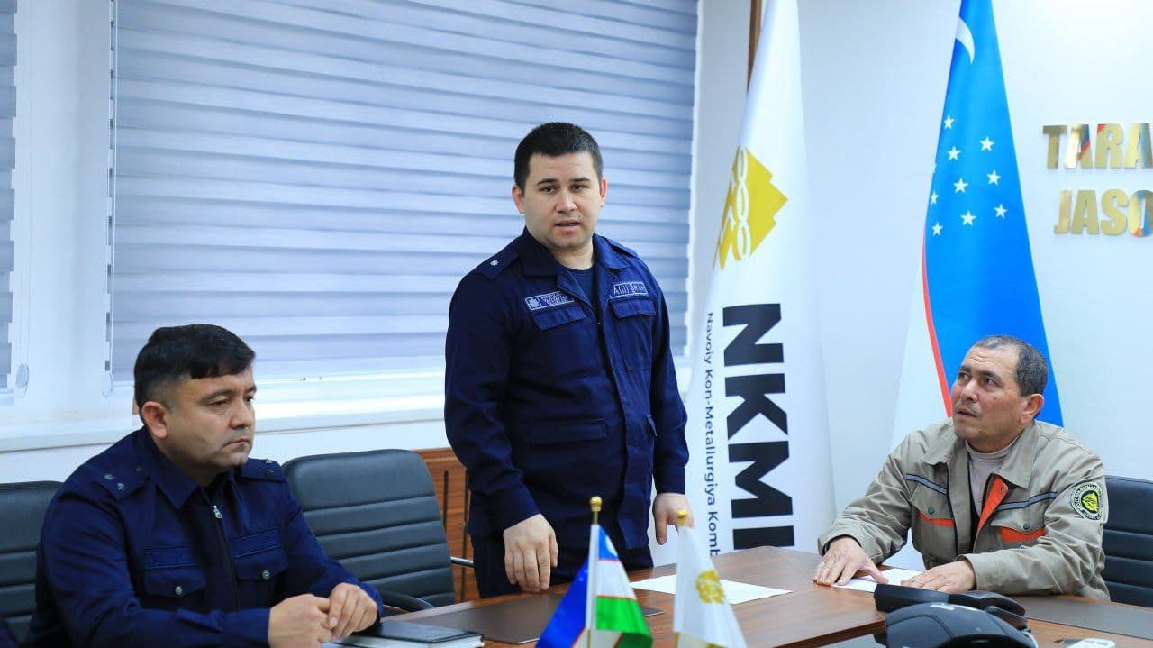 Ishlab chiqarish korxonasida maxsus-taktik o‘quv mashg‘uloti o‘tkazildi