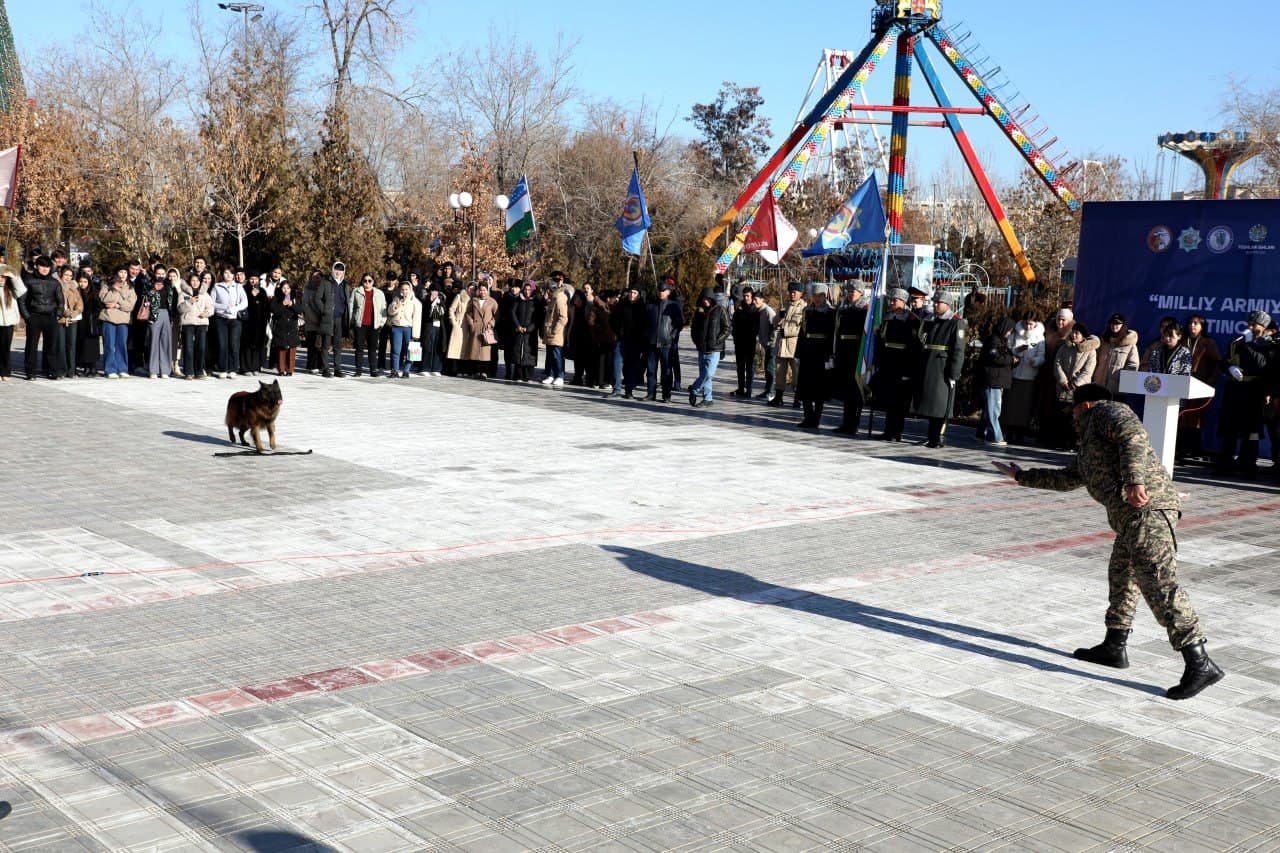 “Milliy armiya – Ona yurt qalqoni, tinchligimiz posboni!”