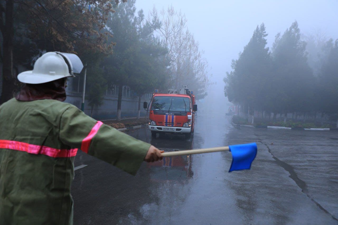 Ishlab chiqarish korxonasida maxsus-taktik o‘quv mashg‘uloti o‘tkazildi