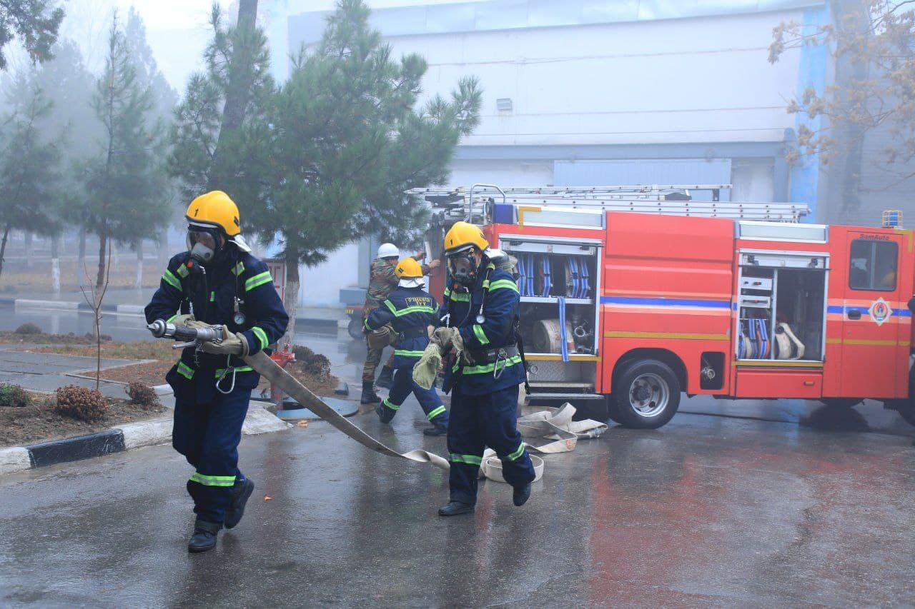 Ishlab chiqarish korxonasida maxsus-taktik o‘quv mashg‘uloti o‘tkazildi