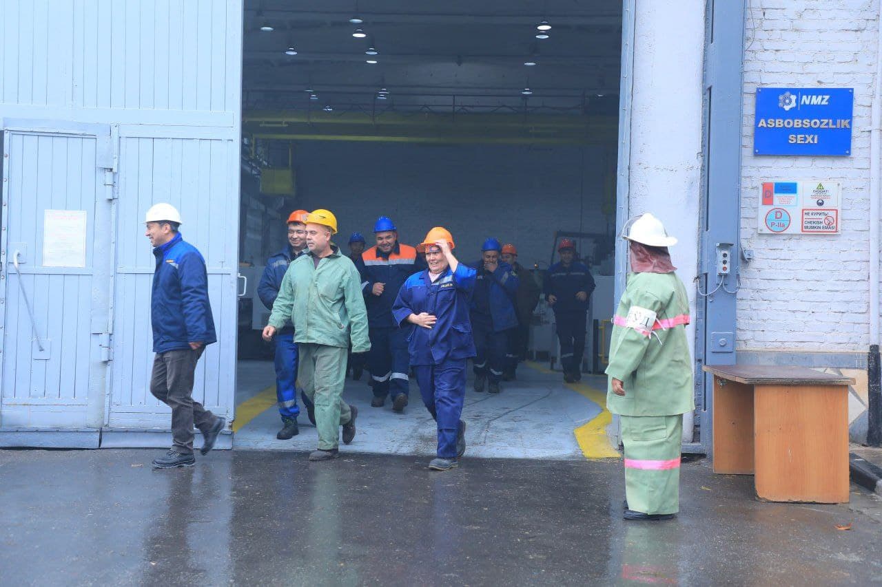 Ishlab chiqarish korxonasida maxsus-taktik o‘quv mashg‘uloti o‘tkazildi