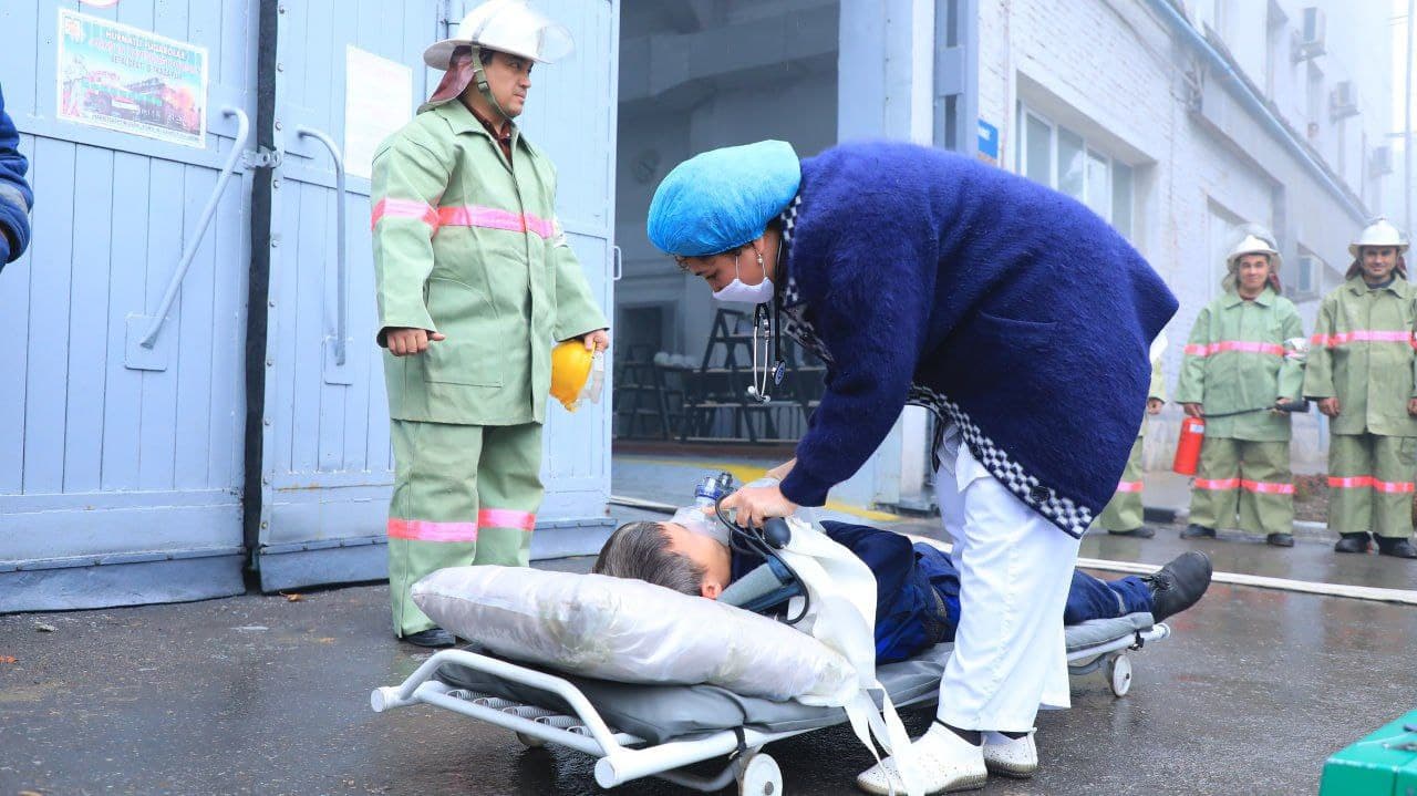 Ishlab chiqarish korxonasida maxsus-taktik o‘quv mashg‘uloti o‘tkazildi