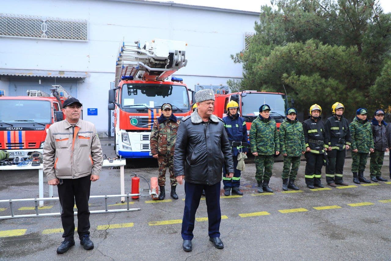 Ishlab chiqarish korxonasida maxsus-taktik o‘quv mashg‘uloti o‘tkazildi