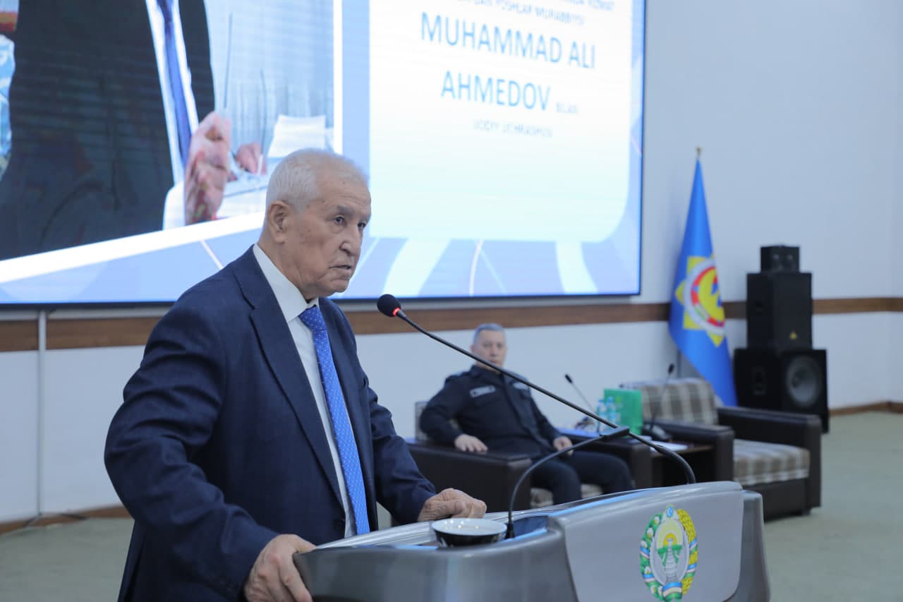 FVV Akademiyasida “Milliy armiya — ona yurt qalqoni, tinchligimiz posboni!” shiori ostida maʼnaviy-maʼrifiy tadbir oʻtkazildi