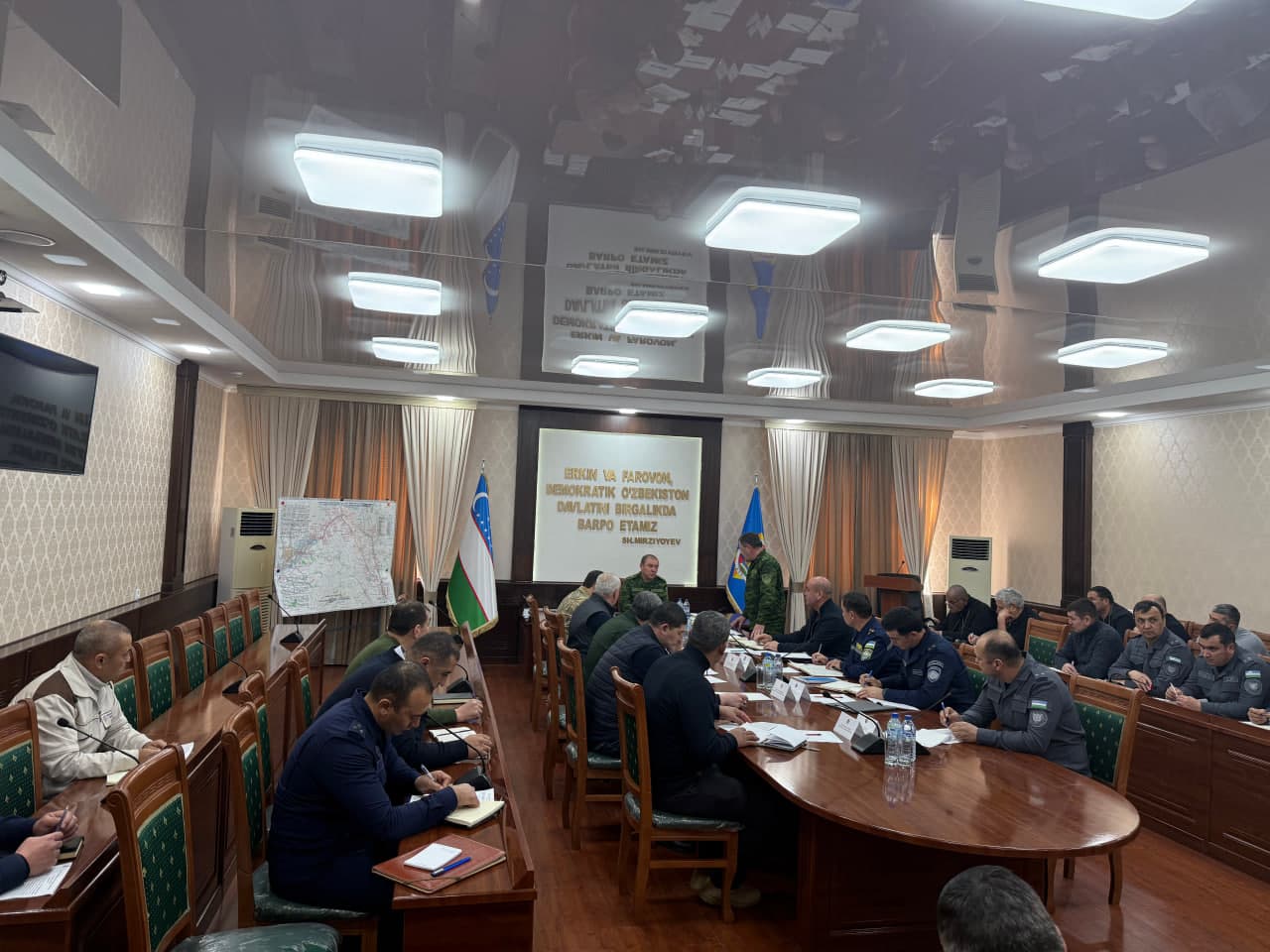 Favqulodda vaziyatlar vaziri general-mayor B.B.Kudratxodjayev “Qamchiq” dovonida oʻrganish ishlarini olib bordi