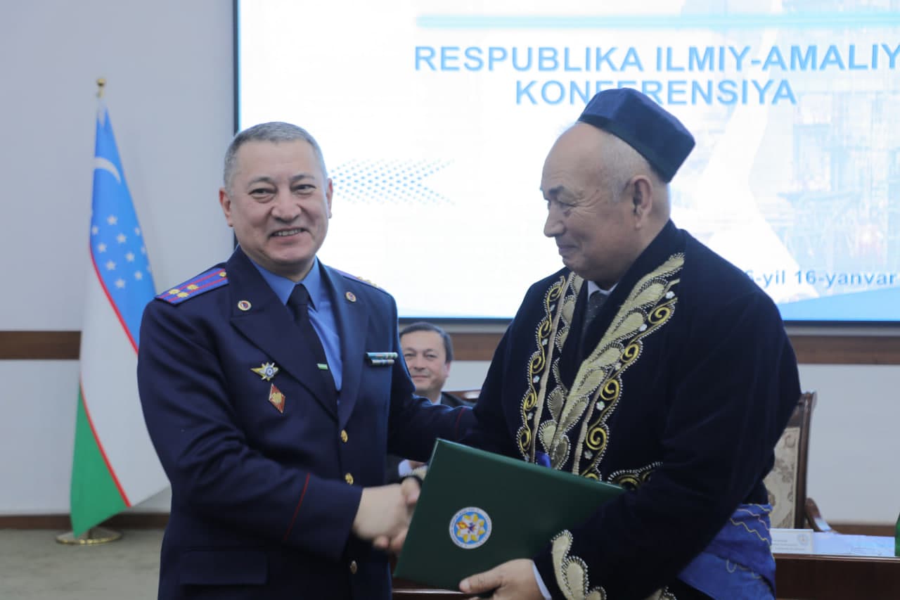 FVV Akademiyasida "Kimyo sanoati korxonalarida yong‘in-portlash xavfsizligini ta’minlashning dolzarb masalalari: muammolar va yechimlar" mavzusida respublika ilmiy-amaliy anjumani bo‘lib o‘tdi