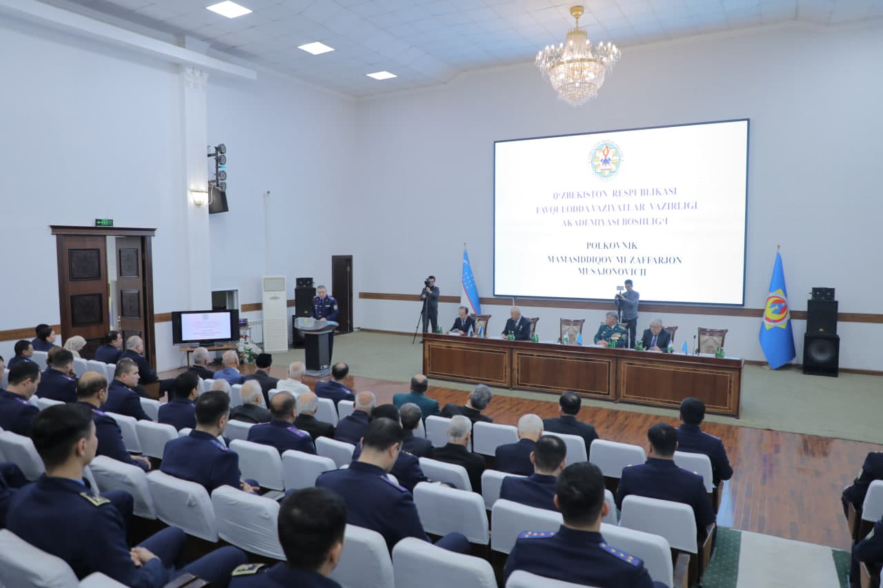 FVV Akademiyasida "Kimyo sanoati korxonalarida yong‘in-portlash xavfsizligini ta’minlashning dolzarb masalalari: muammolar va yechimlar" mavzusida respublika ilmiy-amaliy anjumani bo‘lib o‘tdi