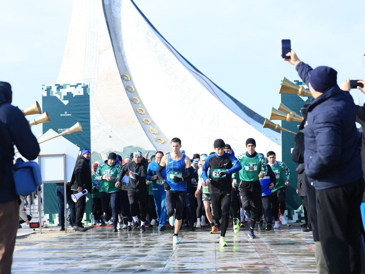 "Men G‘olib Run" harbiy vatanparvarlik yugurish musobaqasi boʻlib oʻtdi