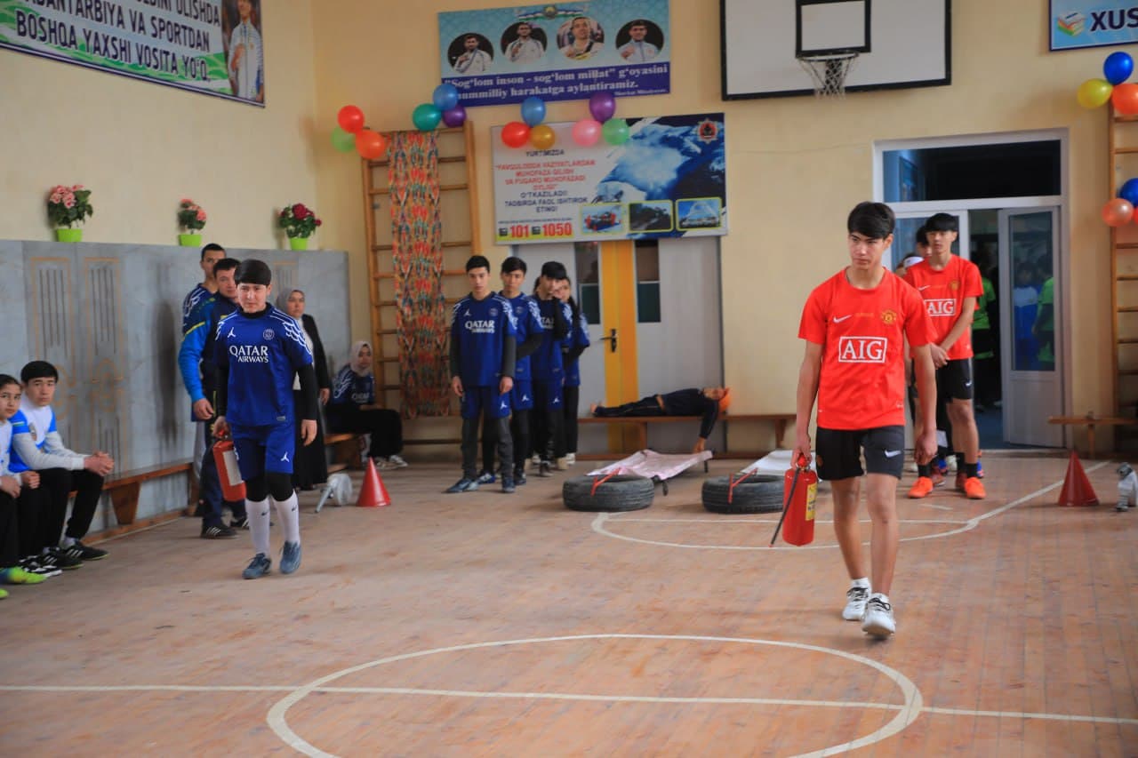 Hududlarda o‘tkazilayotgan "Yosh qutqaruvchi" musobaqasi Namangan viloyati misolida