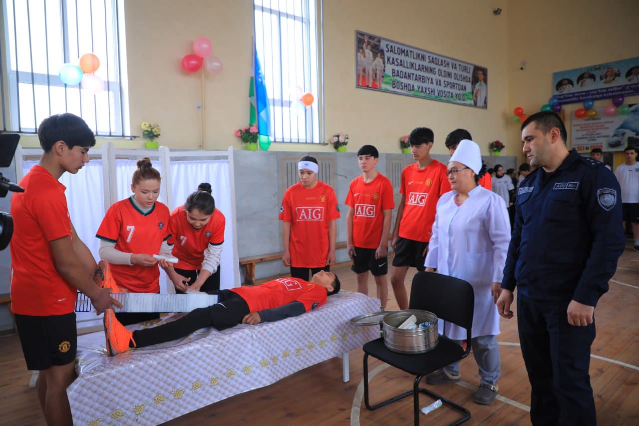 Hududlarda o‘tkazilayotgan "Yosh qutqaruvchi" musobaqasi Namangan viloyati misolida