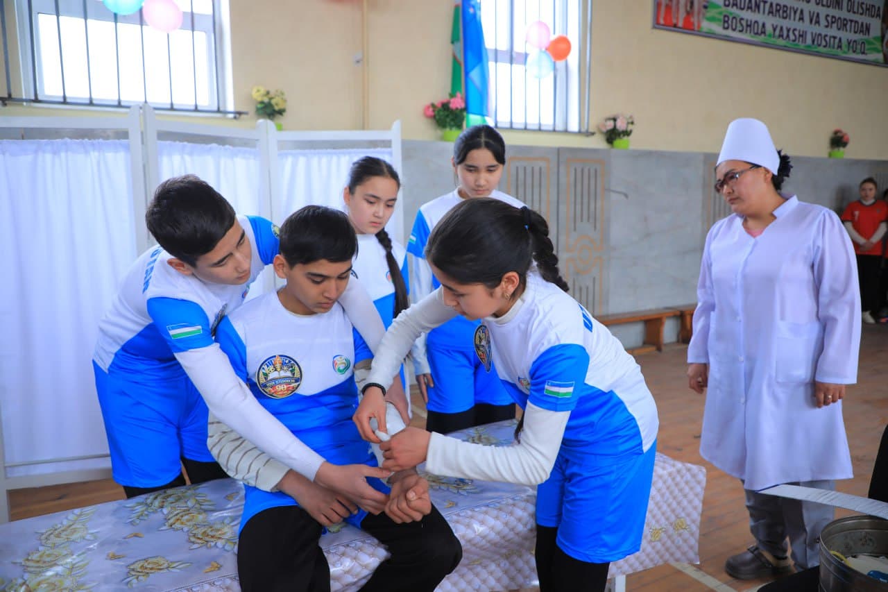 Hududlarda o‘tkazilayotgan "Yosh qutqaruvchi" musobaqasi Namangan viloyati misolida