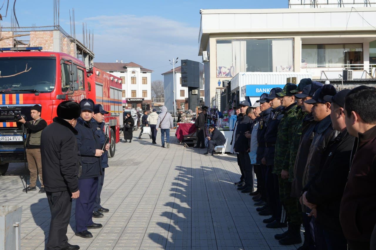 Jizzax viloyati FVB tomonidan bozorlarda profilaktik tadbirlar olib borilmoqda
