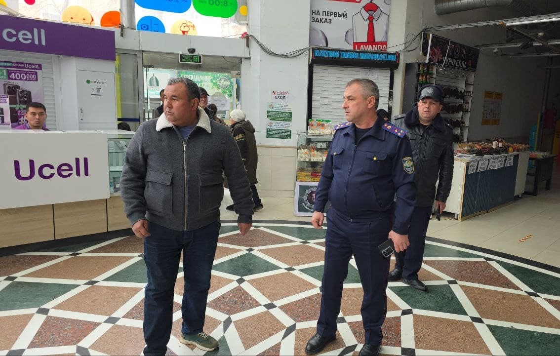 Favqulodda vaziyatlar vaziri birinchi oʻrinbosarining Toshkent shahridagi obyektlarda yongʻin xavfsizligi holatini oʻrganish ishlar davom etmoqda