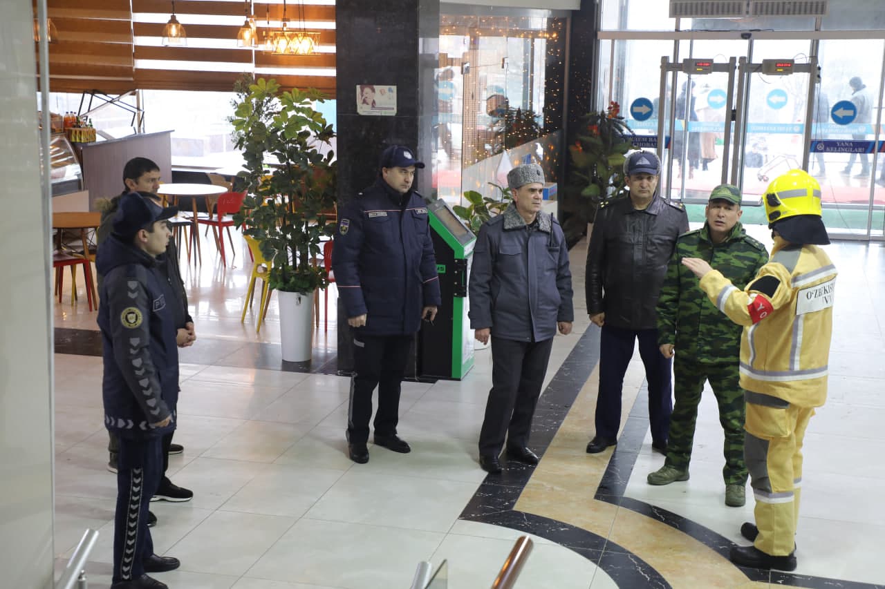 Хоразм вилоятида ёнғин хавфсизлиги қоидаларига риоя этилиши юзасидан обектларда текширувлар амалга оширилди