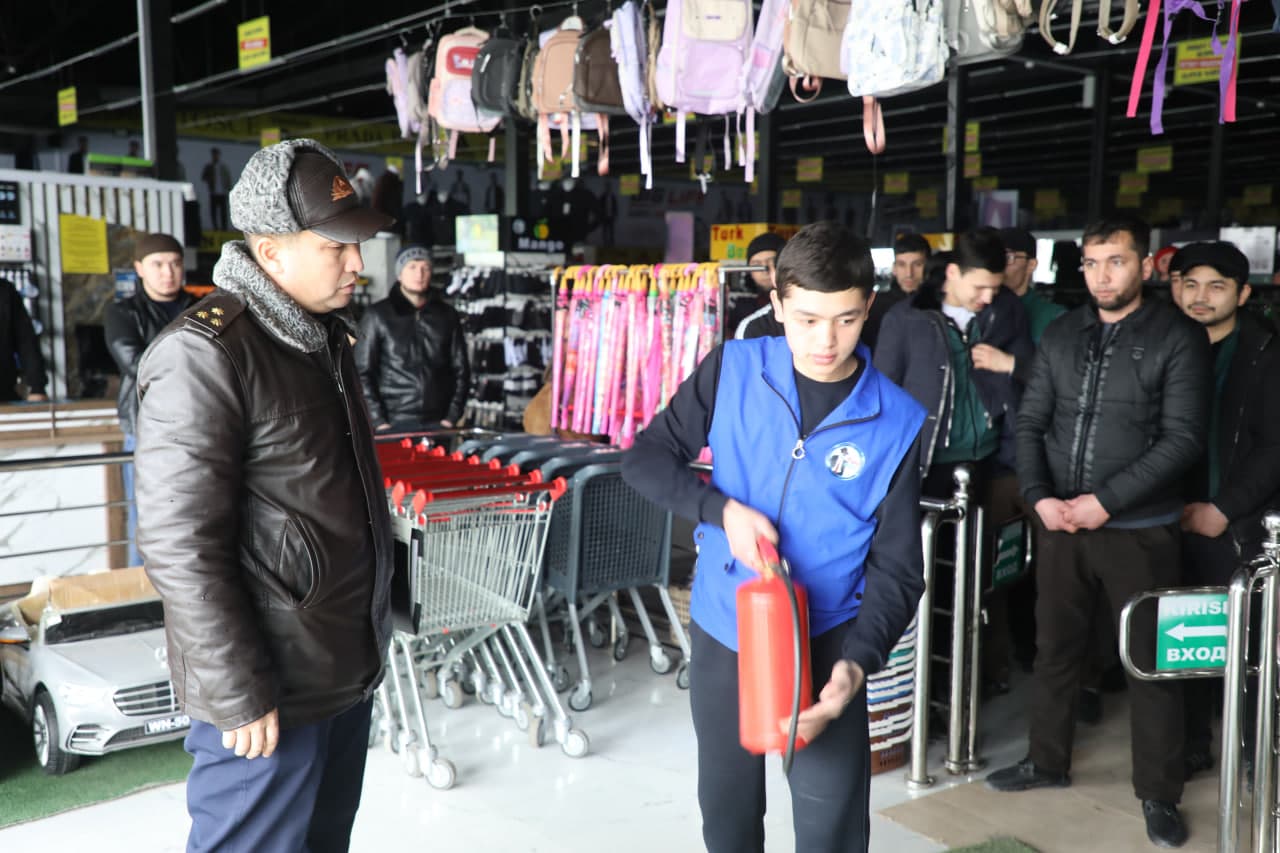 Хоразм вилоятида ёнғин хавфсизлиги қоидаларига риоя этилиши юзасидан обектларда текширувлар амалга оширилди