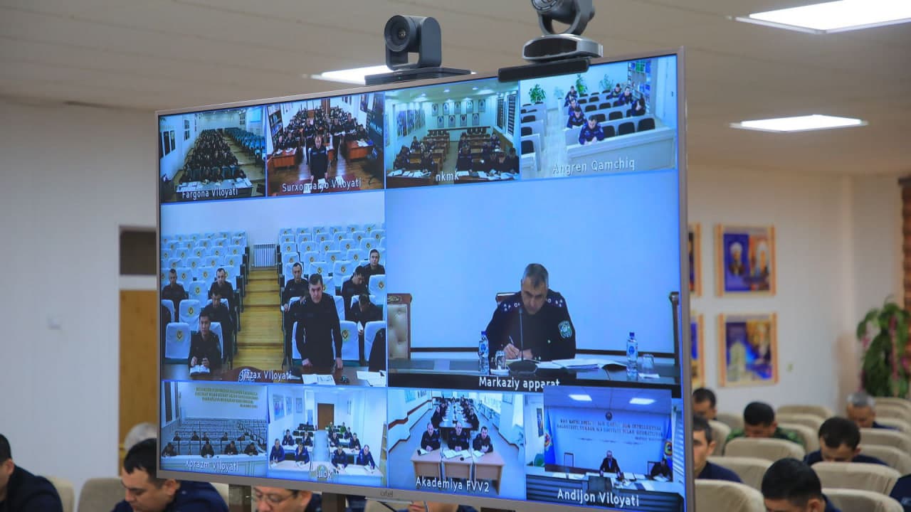 Фавқулодда вазиятлар вазири генерал-майор А.И.Икрамов видеоселектор йиғилиш ўтказди