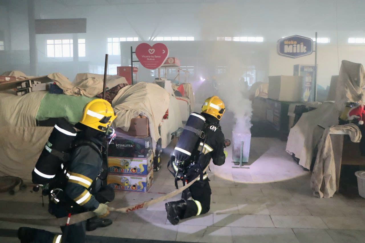 Қорақалпоғистон Республикаси ФВБ томонидан дахлдор ташкилотлар билан ҳамкорликда “Нукус” деҳқон бозорида ўқув-машғулоти ўтказилди