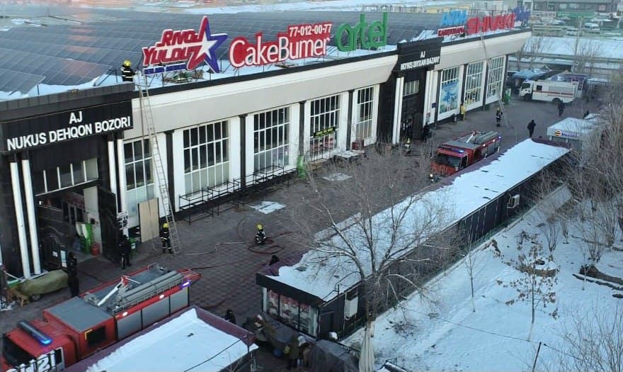 Қорақалпоғистон Республикаси ФВБ томонидан дахлдор ташкилотлар билан ҳамкорликда “Нукус” деҳқон бозорида ўқув-машғулоти ўтказилди