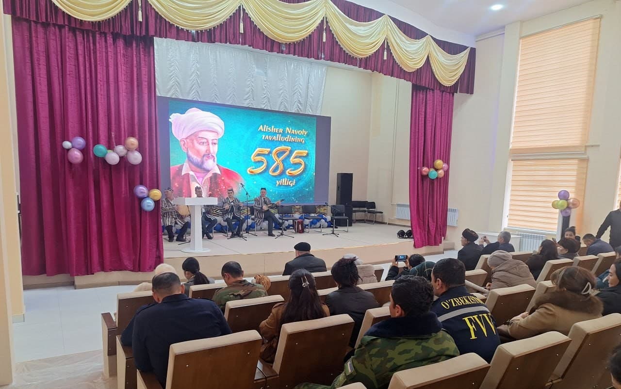 Алишер Навоий таваллудининг 585 йиллиги муносабати билан жойларда тадбирлар бўлиб ўтди