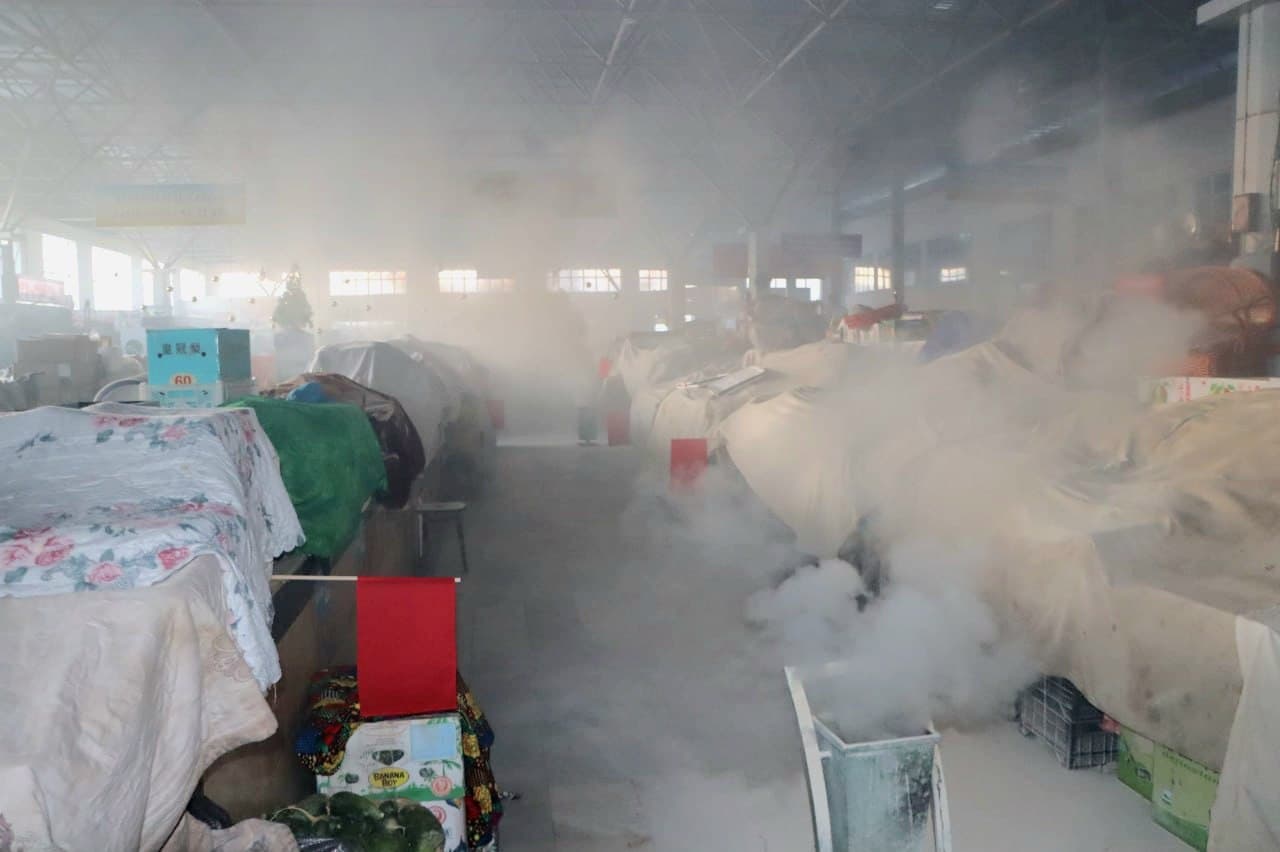 Қорақалпоғистон Республикаси ФВБ томонидан дахлдор ташкилотлар билан ҳамкорликда “Нукус” деҳқон бозорида ўқув-машғулоти ўтказилди