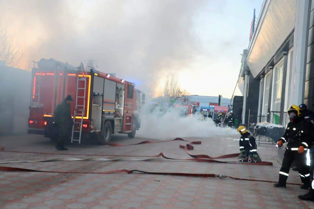 Қорақалпоғистон Республикаси ФВБ томонидан дахлдор ташкилотлар билан ҳамкорликда “Нукус” деҳқон бозорида ўқув-машғулоти ўтказилди