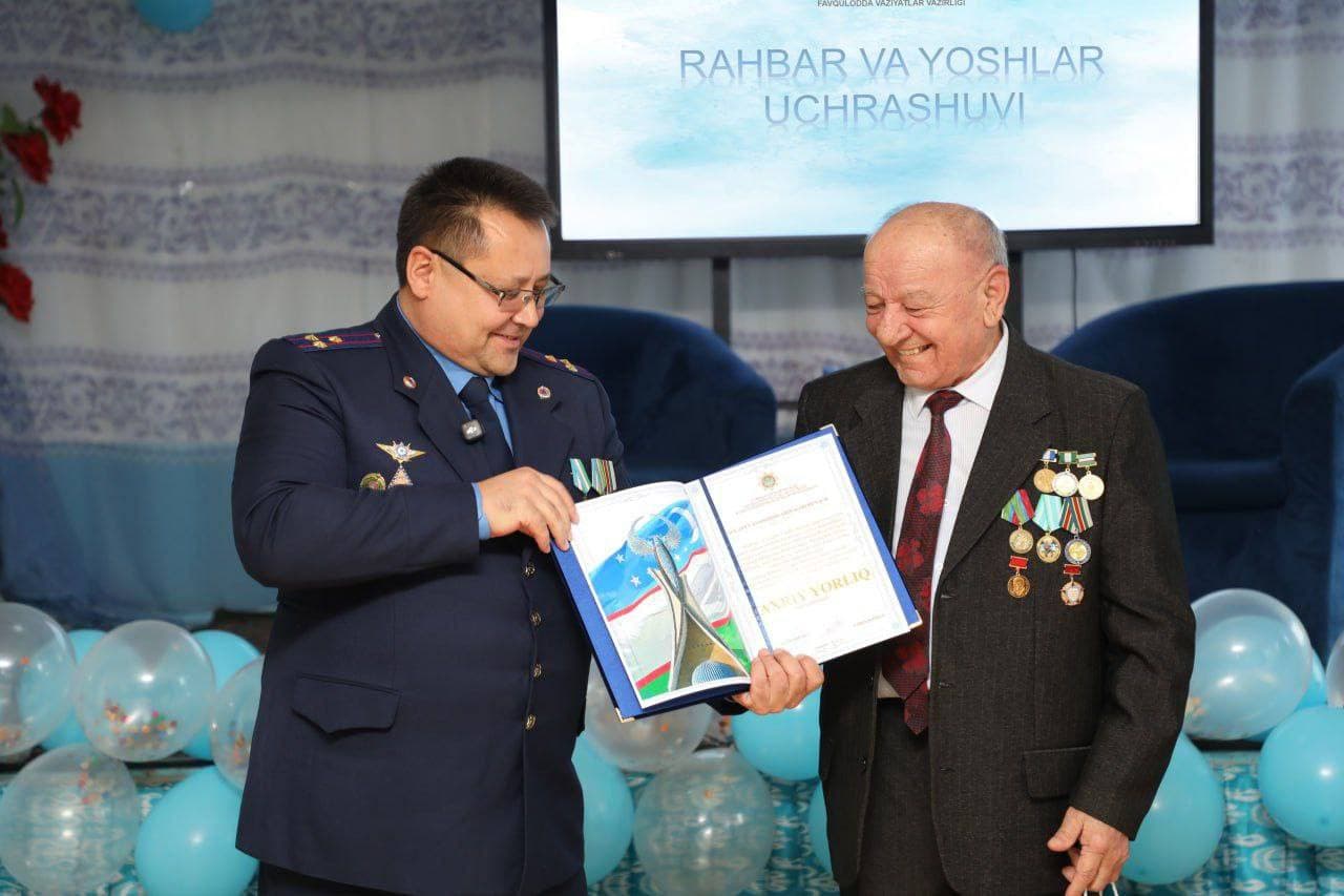 Махсус муҳандислик қурилиш бошқармаси бошлиғи томонидан “Раҳбар ва ёшлар” учрашуви ташкил этилди