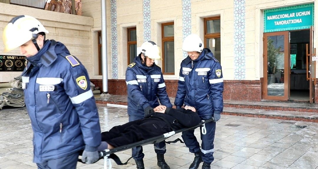 «Ислом нури» жоме масжидида махсус-тактик ўқув машқи ўтказилди