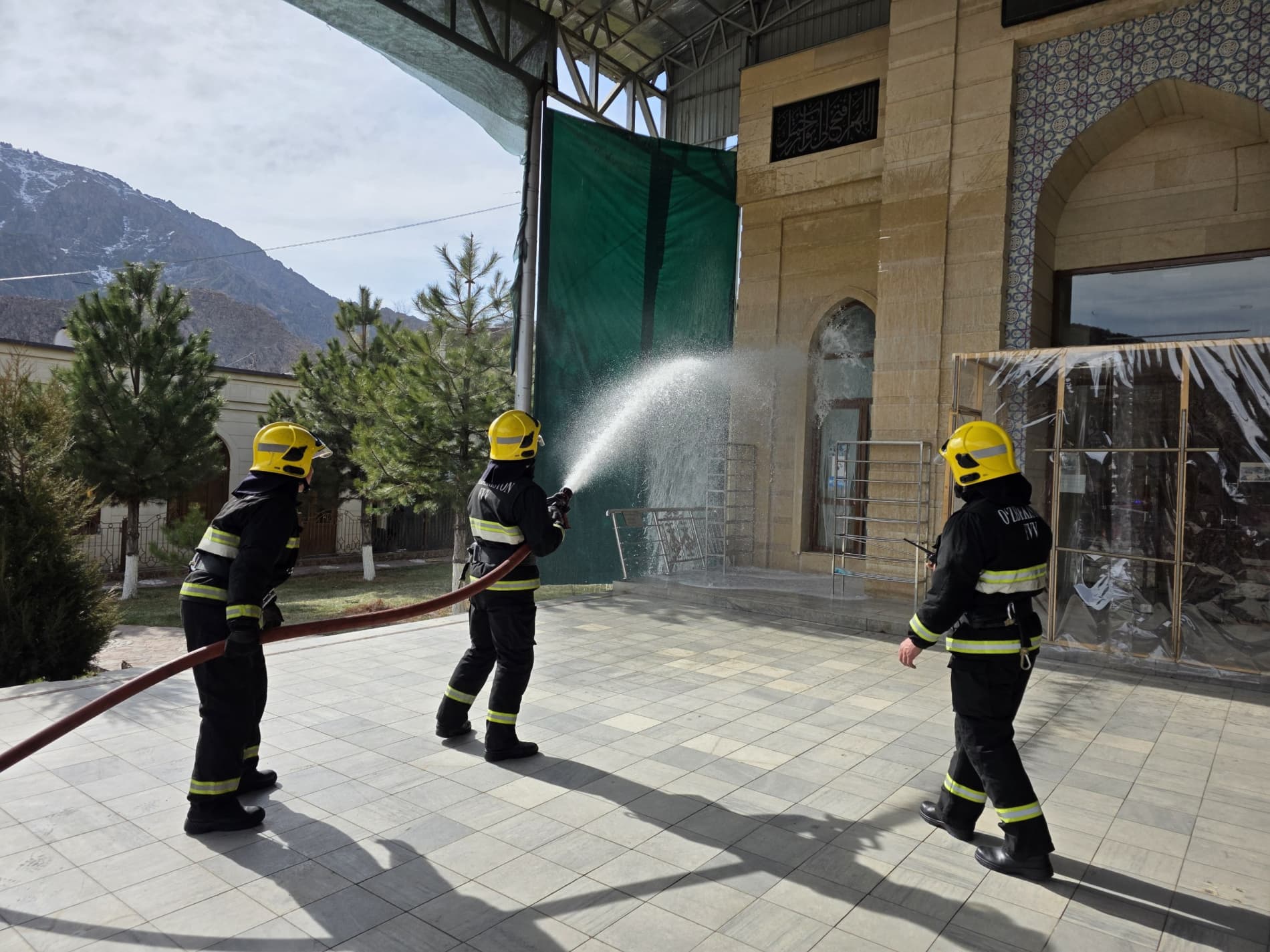 «Ислом нури» жоме масжидида махсус-тактик ўқув машқи ўтказилди