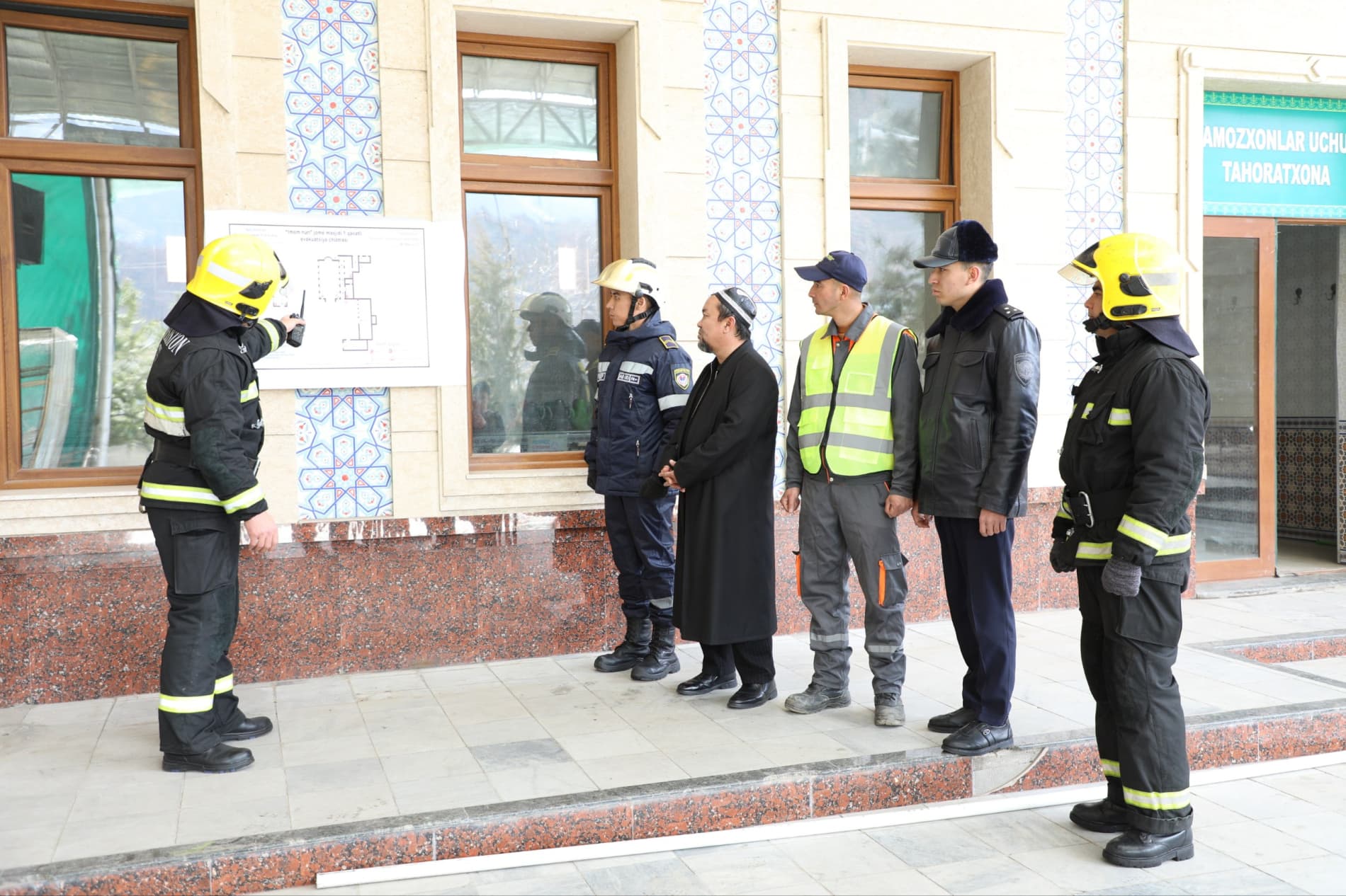 «Ислом нури» жоме масжидида махсус-тактик ўқув машқи ўтказилди