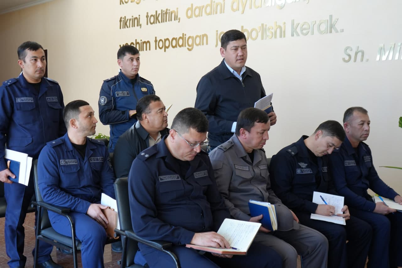 Фавқулодда вазиятлар вазири генерал-майор А.И.Икрамов Жиззах вилоятида ўрганиш ишларини олиб борди