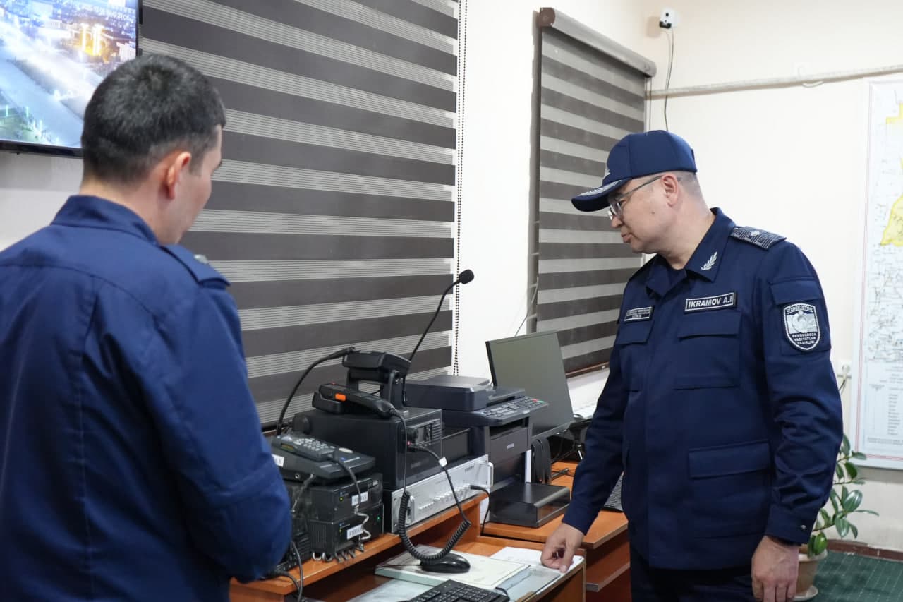 Фавқулодда вазиятлар вазири генерал-майор А.И.Икрамов Жиззах вилоятида ўрганиш ишларини олиб борди