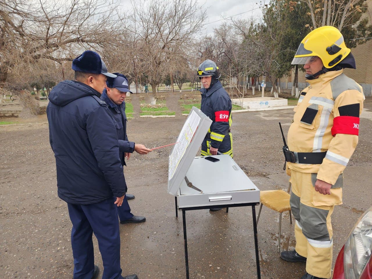 Қашқадарё вилояти ФВБ бошчилигида Қарши шаҳридаги “Кўк гумбаз” жоме масжидида махсус-тактик ўқув машқи ўтказилди
