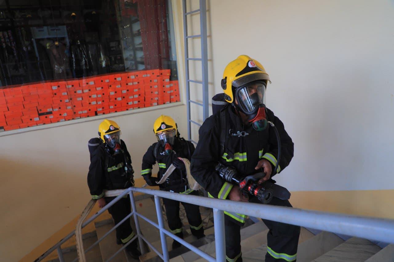 Samarqand viloyati FVB tomonidan Samarqand shahrida joylashgan ''Shodiyona'' savdo majmuasida maxsus-taktik o‘quv mashqi o‘tkazildi