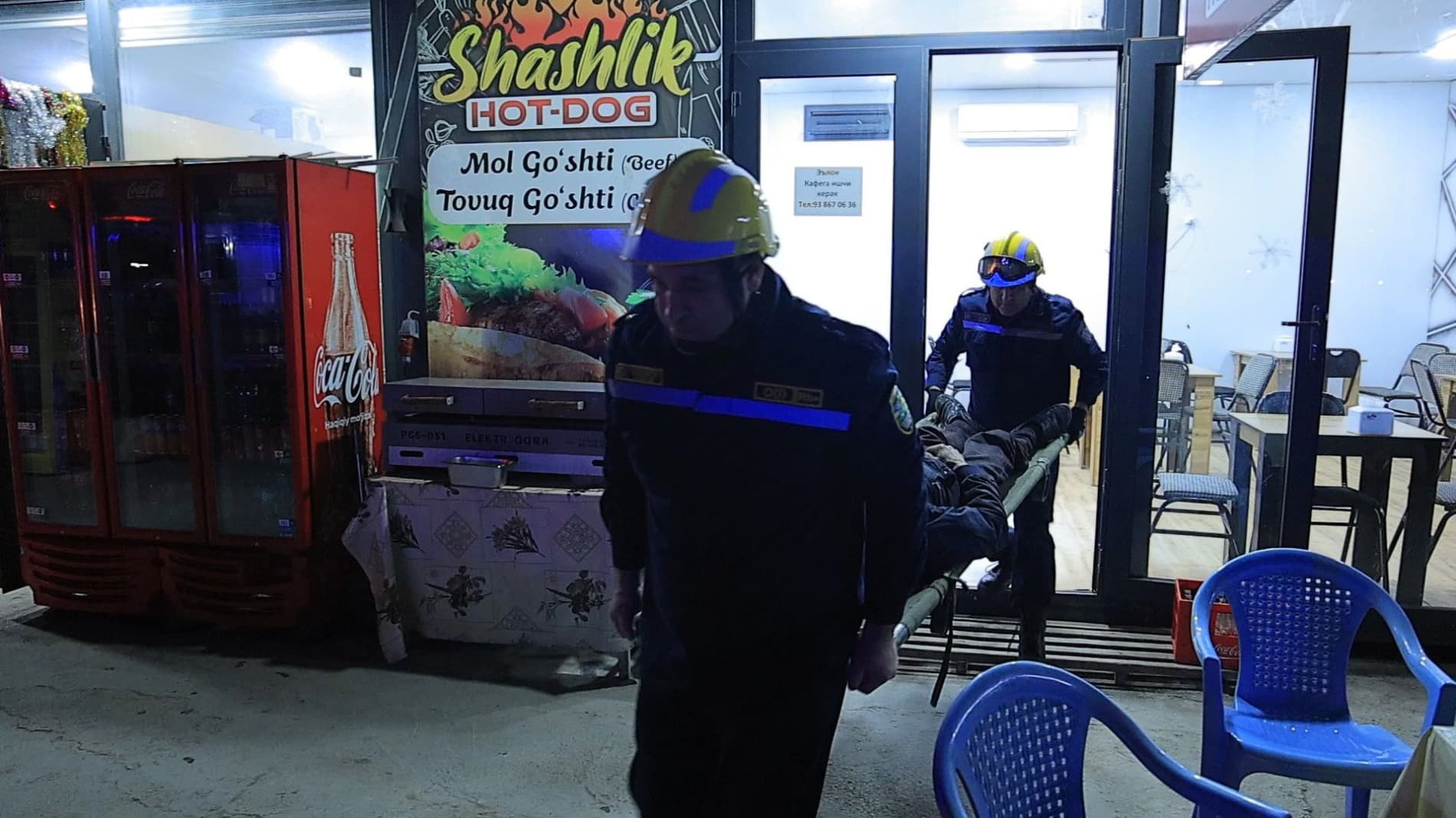 Бухоро вилояти ФВБ томонидан дахлдор ташкилотлар билан ҳамкорликда "Карвон" савдо комплексида махсус-тактик ўқув машқи ўтказилди