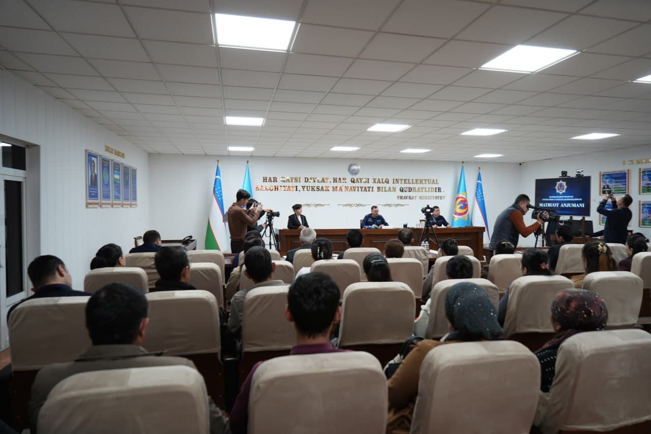 Қашқадарё вилояти ФВБда матбуот анжумани ўтказилди.